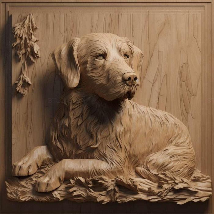 Nature and animals (st Likes dog 3, NATURE_4139) 3D models for cnc